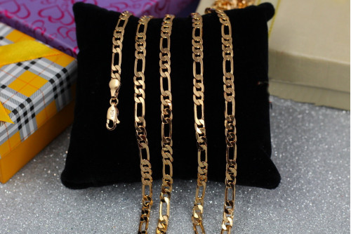 Ланцюг Xuping Jewelry фігаро 45 см 4 мм золотистий