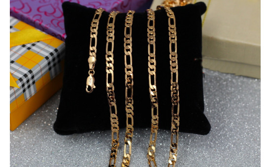 Ланцюг Xuping Jewelry фігаро 45 см 4 мм золотистий