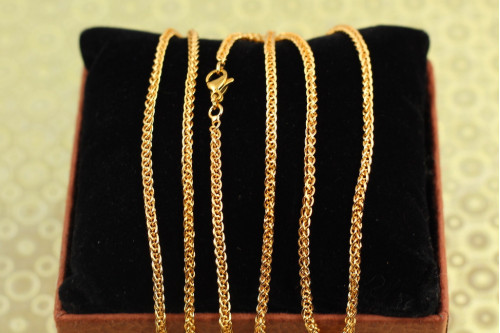 Ланцюг Xuping Jewelry Колос 45 см 2,5 мм золотистий