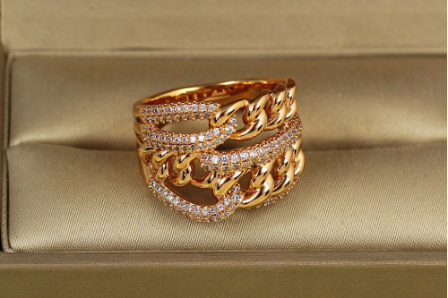 Кільце Xuping Jewelry Сеньйора р 19 золотисте
