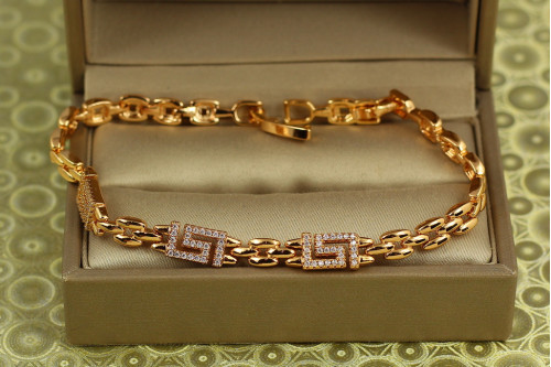 Браслет Xuping Jewelry Ітака 19 см 6 мм золотистий
