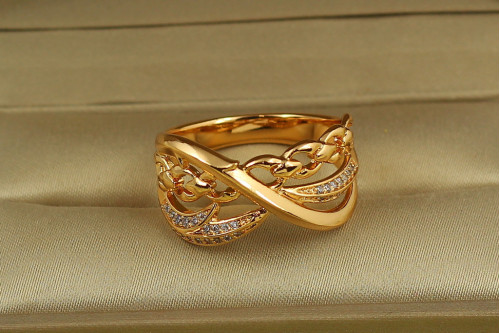 Кільце Xuping Jewelry Сварог р 20 золотисте