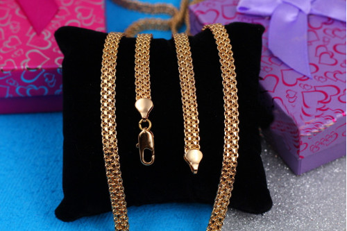 Ланцюг Xuping Jewelry бісмарк 60 см 6 мм золотистий