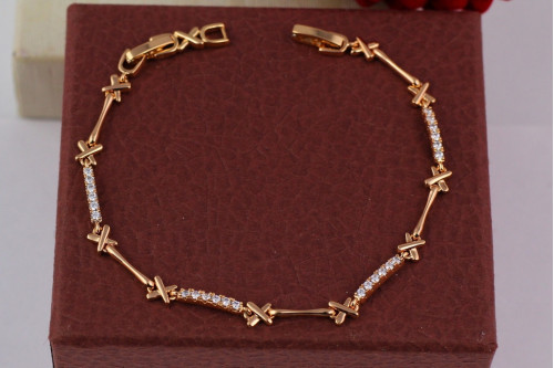 Браслет Xuping Jewelry чумацький шлях 21.5 см золотистий