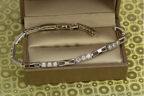 Браслет Xuping Jewelry дорога життя 21 см 4 мм сріблястий