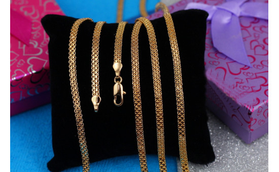 ЦепьХиріпд Jewelry новий бісмарк 60 см 3,5 мм золотистий