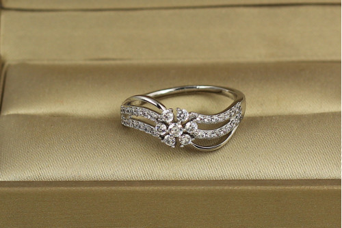 Кольцо Xuping Jewelry Цветок надежды р 21 серебристое