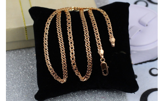 Ланцюг Xuping Jewelry ромб 60 см 4 мм золотистий