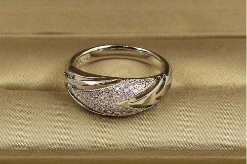 Кільце Xuping Jewelry Напрямок р 19 сріблясте
