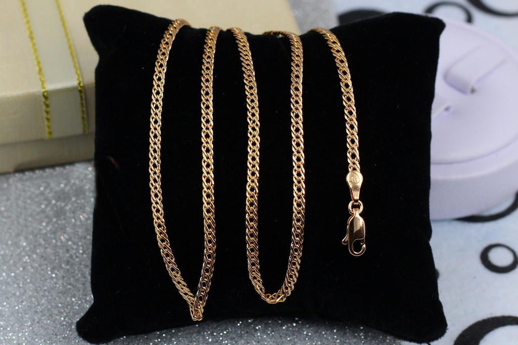 Ланцюг Xuping Jewelry ромб 60 см 3 мм золотистий