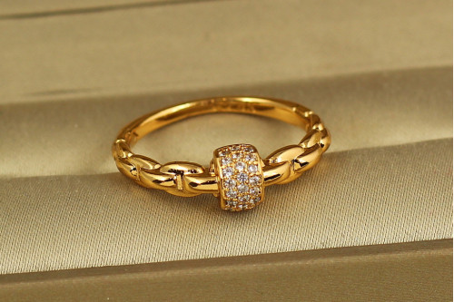 Кольцо Xuping Jewelry Цепная Искра р 20 золотистое