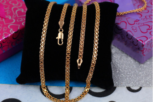 Ланцюг Xuping Jewelry бісмарк 60 см 4 мм золотистий