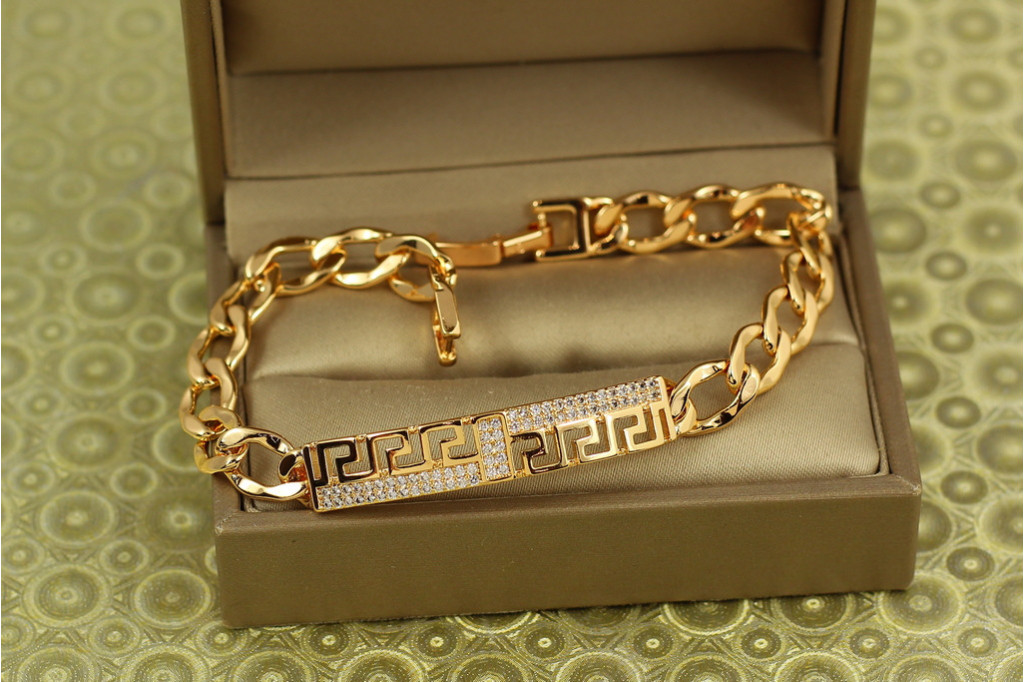 Браслет Xuping Jewelry Кредо 18 см золотистий