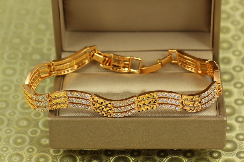 Браслет Xuping Jewelry Хвиля життя 20 см золотистий
