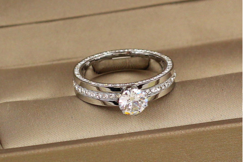 Кольцо  Xuping Jewelry вечное мгновенье р 20 серебристое