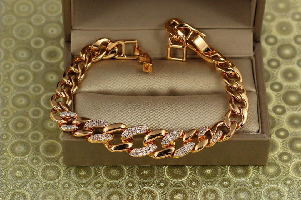 Браслет Xuping Jewelry Братерство 21см золотистий