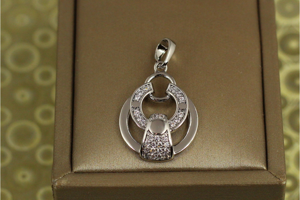 Кулон Xuping Jewelry  Денвер 2,3 см серебристый