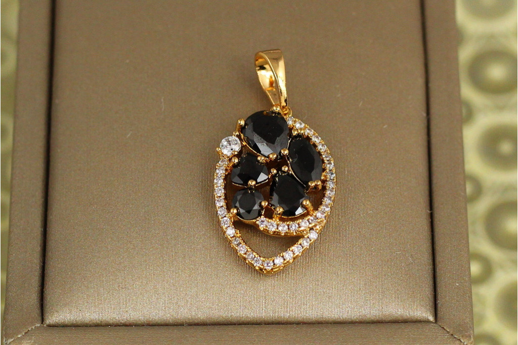Кулон Xuping Jewelry Неоновая ночь 2,1 см золотистый