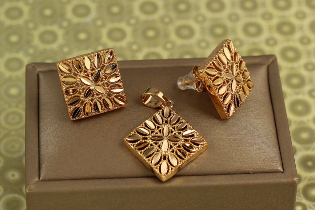Набор Xuping Jewelry Магия Востока золотистый