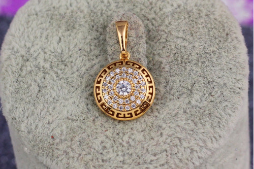 Кулон Xuping Jewelry Версаче 1,2 см золотистий