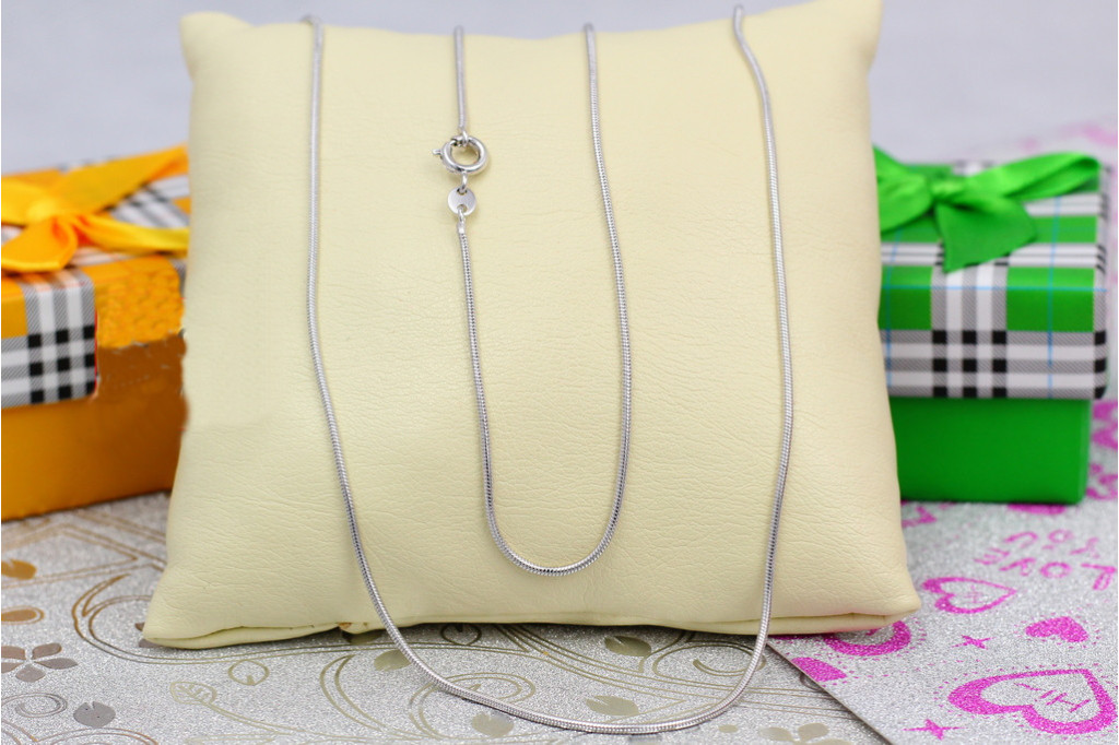Цепь Xuping Jewelry жгут  60 см 1 мм серебристая
