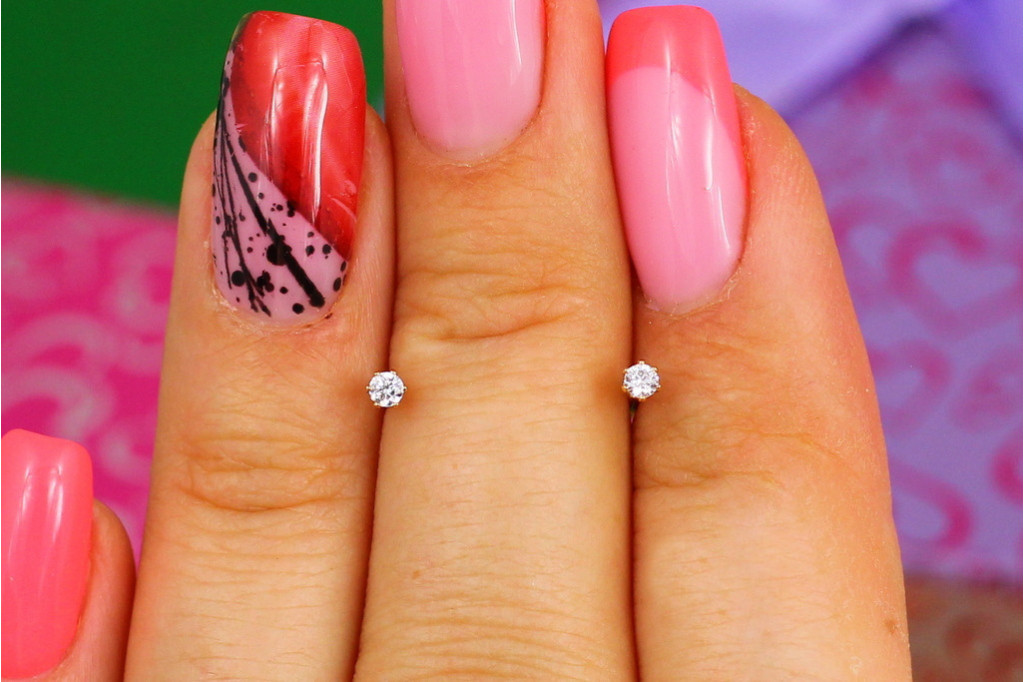 Сережки гвоздики Xuping Jewelry камінчики 2 мм золотисті