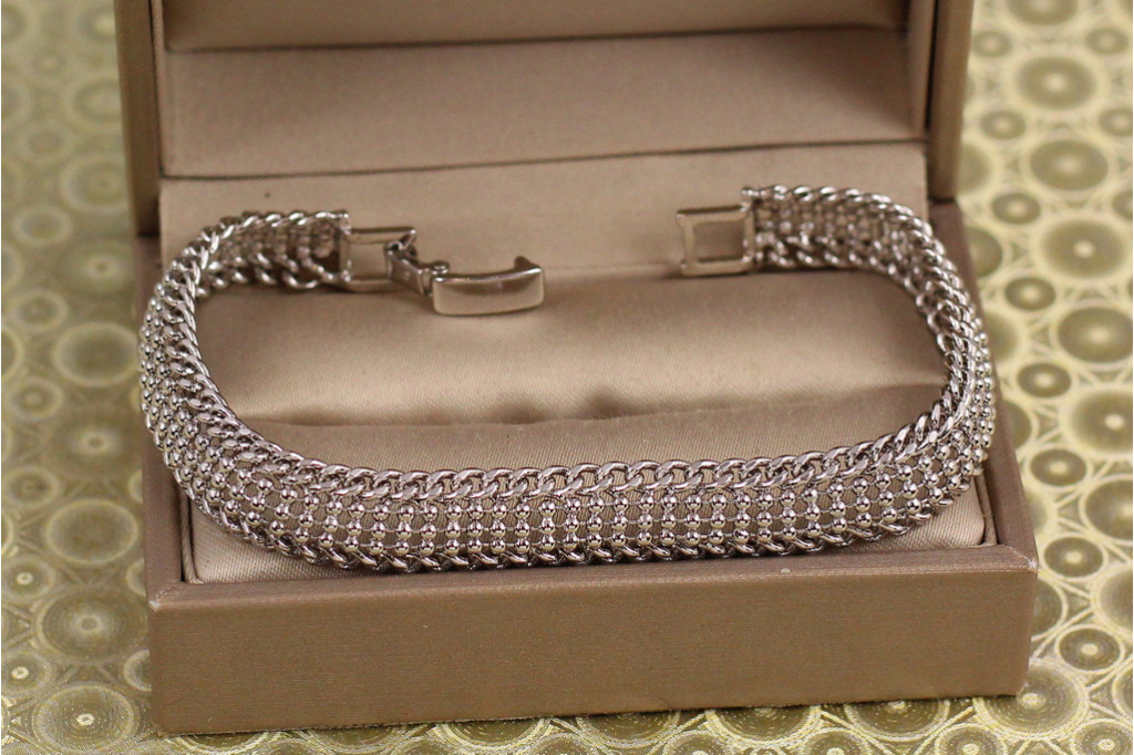 Браслет Xuping Jewelry Імператор 18 см 9 мм сріблястий