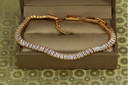 Браслет Xuping Jewelry Арктика 17 см 5 мм золотистий