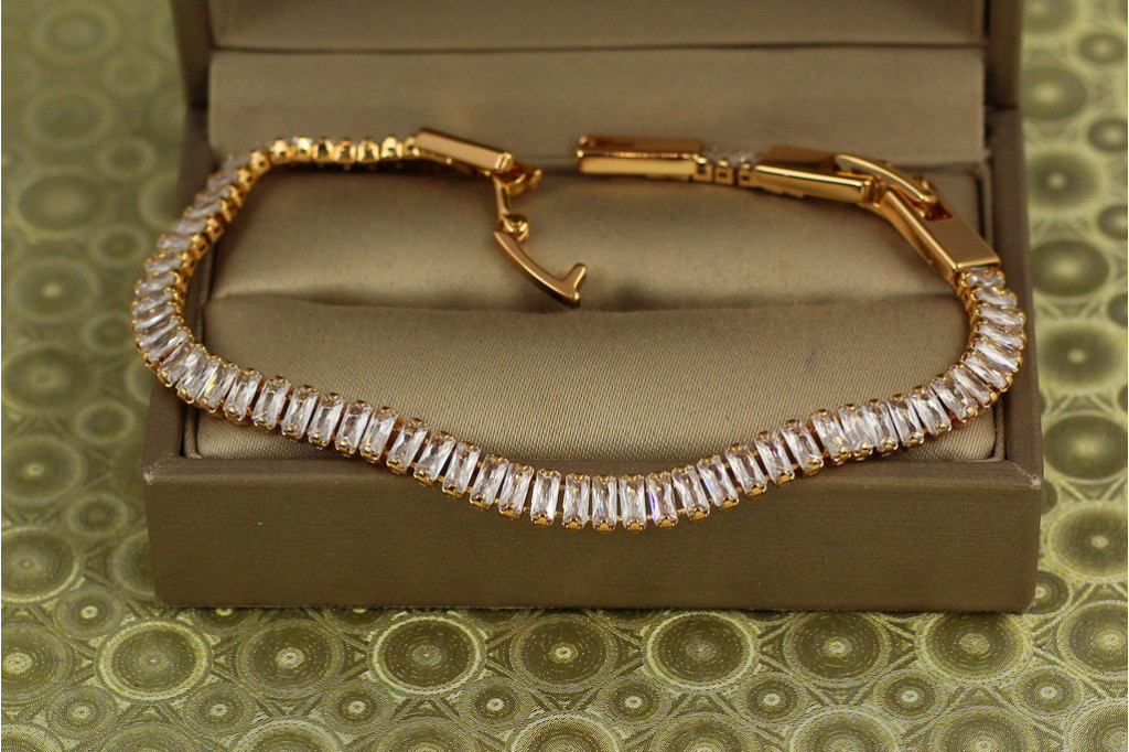 Браслет Xuping Jewelry Арктика 19,5 см 5 мм золотистий