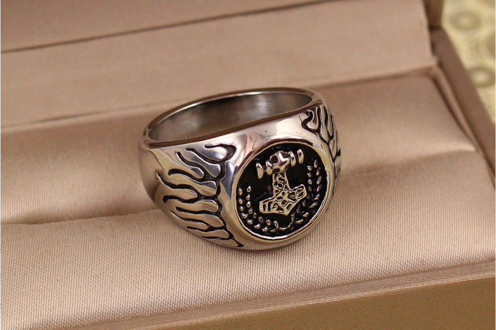 Кольцо Xuping Jewelry Якорь 20 р серебристое