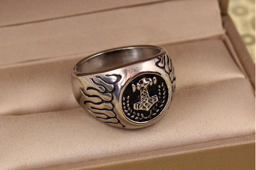 Кольцо Xuping Jewelry Якорь 20 р серебристое