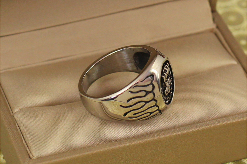 Кольцо Xuping Jewelry Якорь 20 р серебристое