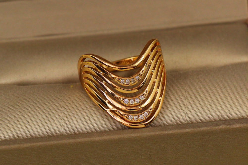 Кільце Xuping Jewelry Сонячний берег р 16 золотисте