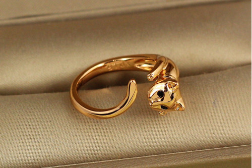 Кільце Xuping Jewelry Кіт розсувне р 16 золотисте