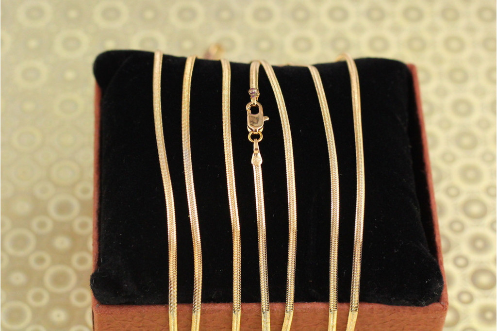 Цепь Xuping Jewelry Снейк 50 см 2 мм золотистая