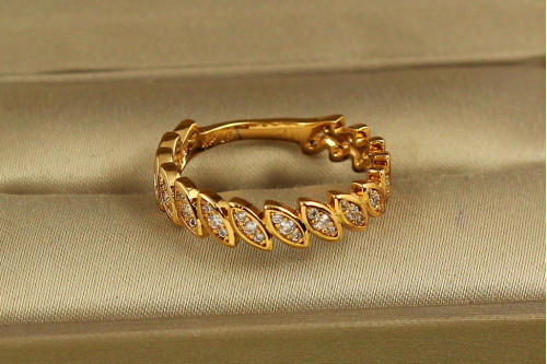 Кільце Xuping Jewelry Колос Едему р 19 золотисте