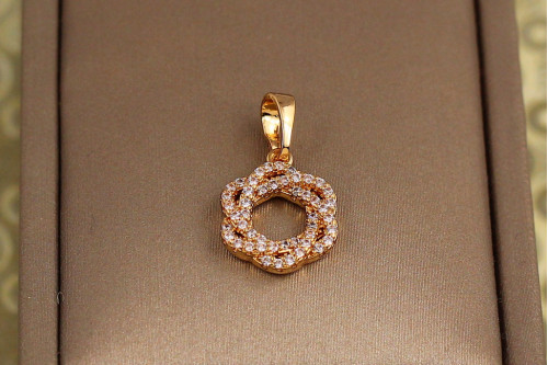 Кулон Xuping Jewelry Сияние бесконечности золотистый