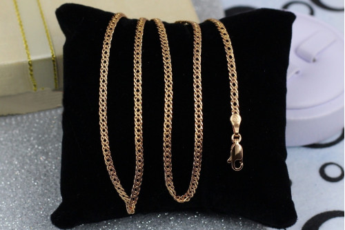 Ланцюг Xuping Jewelry ромб 45 см 3 мм золотистий