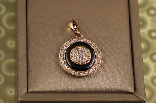 Кулон Xuping Jewelry эхо в полночь 1,7 см золотистый