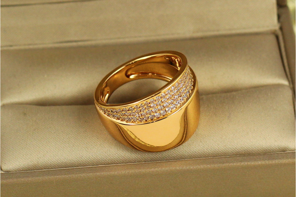 Кільце Xuping Jewelry Зоряний каскад р 19 золотисте