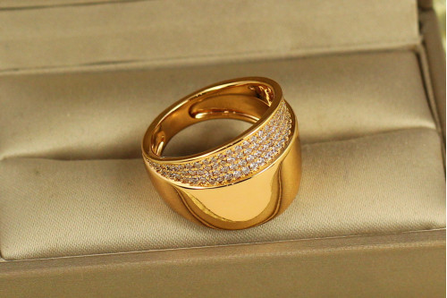 Кольцо Xuping Jewelry Звездный каскад р 20 золотистое