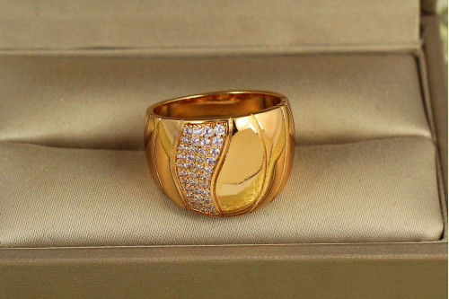 Кільце Xuping Jewelry Синай р 17 золотисте