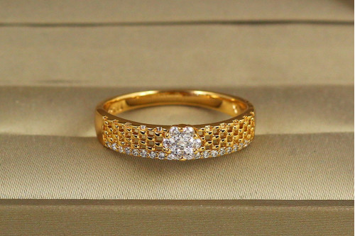 Кільце Xuping Jewelry Первоцвіт р 21 золотисте