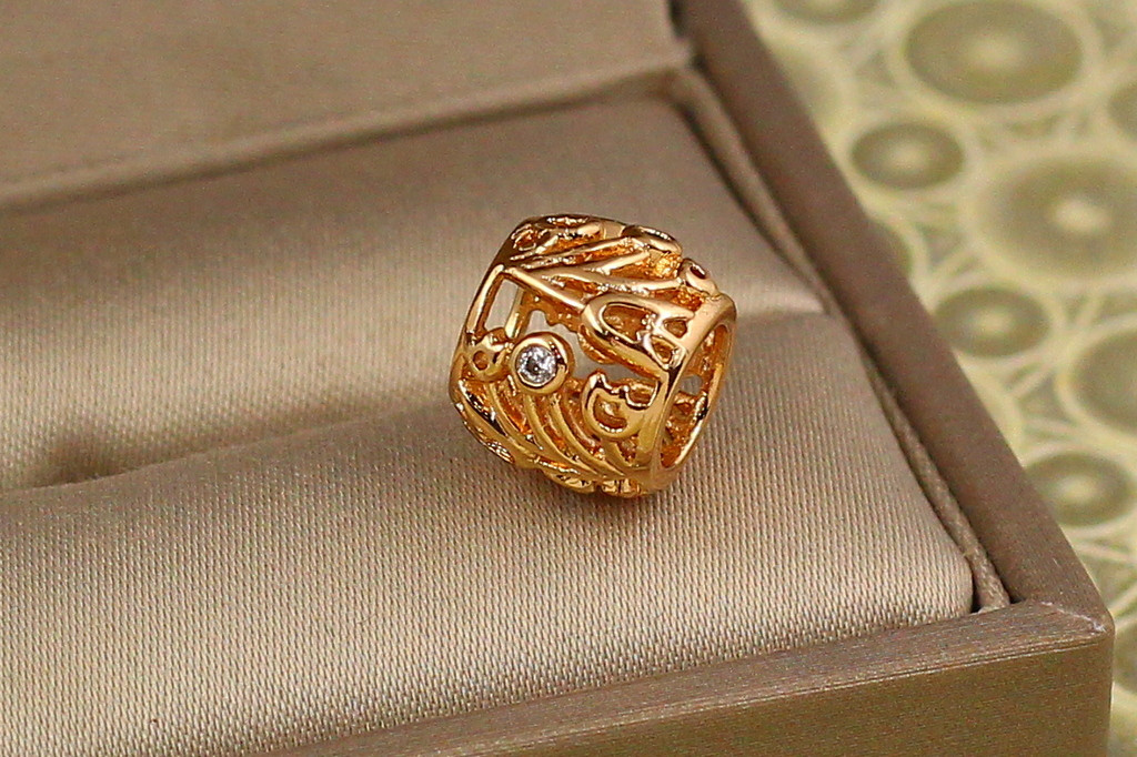 Кулон  шарм Xuping Jewelry 8 мм золотистый