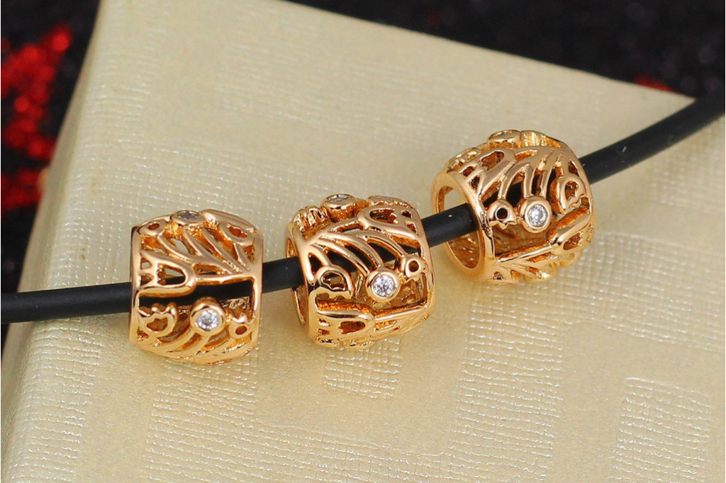 Кулон  шарм Xuping Jewelry 8 мм золотистый