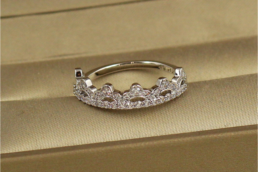 Кільце Xuping Jewelry Корона р 17 сріблясте