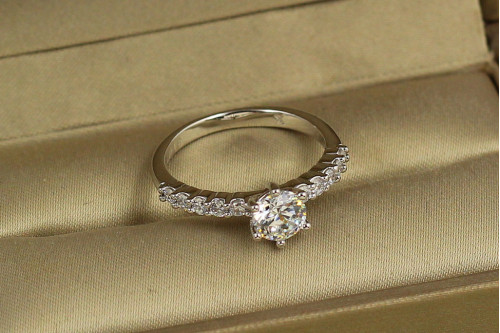 Кільце Xuping Jewelry Аврора р 18 сріблясте