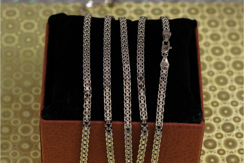 Ланцюг Xuping Jewelry бісмарк 60 см 4 мм сріблястий