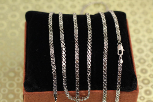 Ланцюг Xuping Jewelry бісмарк 60 см 3 мм сріблястий