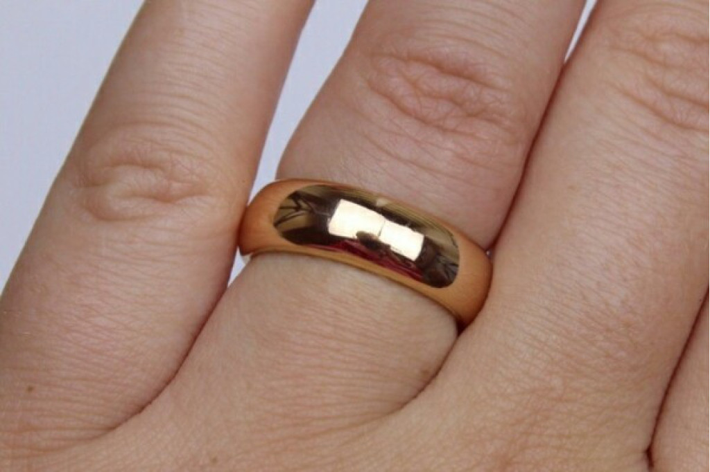 Обручка Xuping Jewelry класика 6 мм 15,16,17,18,19,22,23,24 золотиста 15